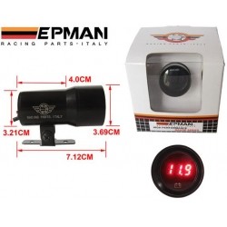 Wskaźnik 37mm LCD voltomierz EPMAN Racing Italy