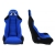 Fotel Sportowy Bimarco Cobra III Welur Blue/Black