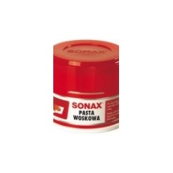 SONAX Pasta woskowa - do czyszczenia i polerowania lakieru 250 ml + Gąbka